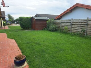 Eingezäunter Garten