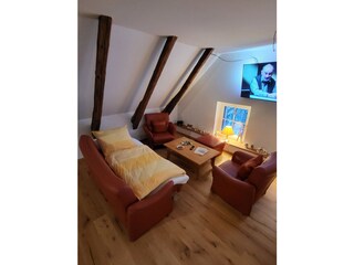 Das wandlungsfähige Wohnzimmer.