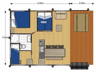 Ferienhaus Kesteren Grundriss 12
