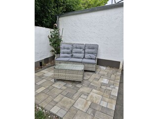 Sitzbereich im Garten