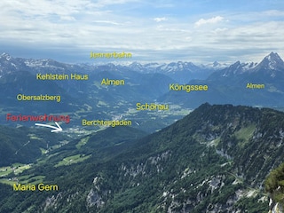 Zentral und Mitten im Tal von Berchtesgaden