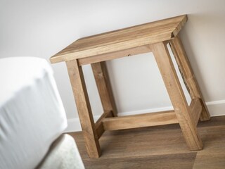 Hocker im Schlafzimmer