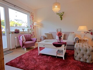 Fewo Blumenwiese - Wohnzimmer