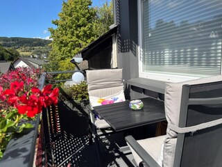 Fewo Blumenwiese - Balkon