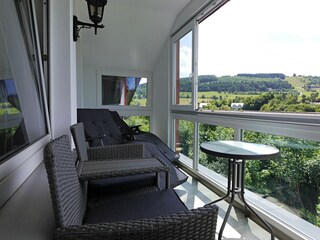 Belvita Fewo 2 - ...oder offen als Balkon