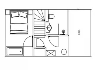 Apartamento Zoutelande Plano de planta 22