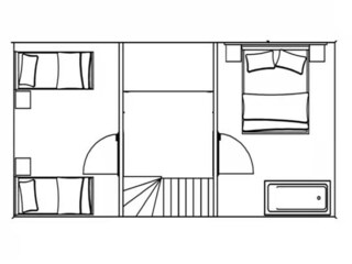 Appartement Zoutelande Plan d'étage 23