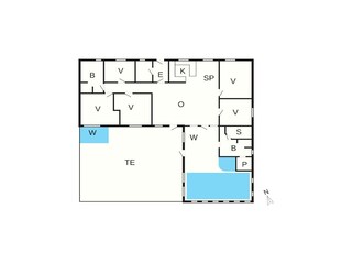 Ferienhaus Harboøre Grundriss 34