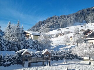Aussicht Winter-Blick Skipiste