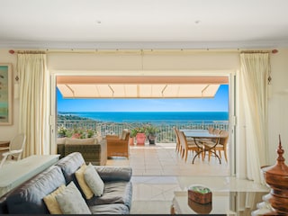 Blick aus dem Wohnzimmer