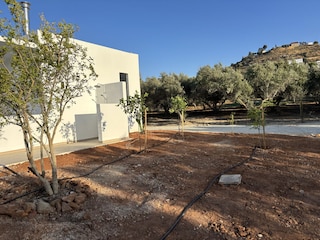 etwas Garten und Außendusche