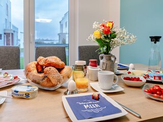 Esstisch für 6 Personen, Schleivilla Ahoi by Seeblick Ferien ORO