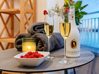 So kann der Wellnesstag beginnen, Schleivilla Ahoi by Seeblick Ferien ORO