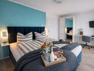 Masterbedroom in der obersten Etage, Ahoi by Seeblick Ferien ORO