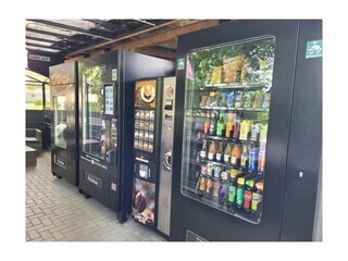 Snackautomaten direkt auf unserem Grundstück