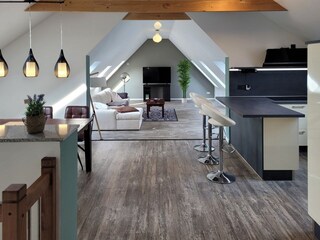 Wohnbereich mit Küche