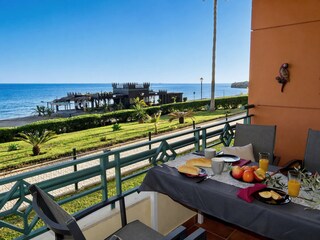 der Panoramablick nach Osten und nach Westen