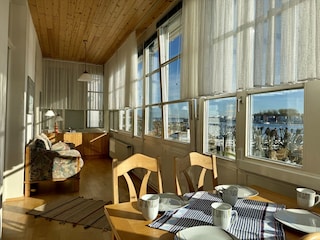 Wintergarten/verglaste Veranda mit Panoramablick