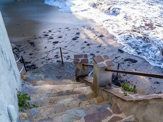 Die Treppe zum Strand