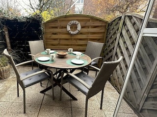 Schöne Terrasse mit Süd-Ost-Ausrichtung