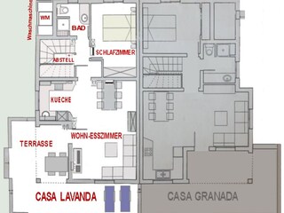 Casa per le vacanze Sa Rapita Pianta del piano 34