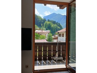 Blick vom Wohnzimmer