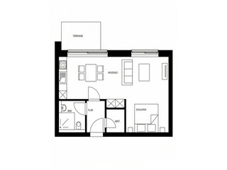 Grundriss Apartment Sandstrand