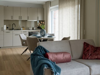 Wohn-, Schlaf- und Esszimmer