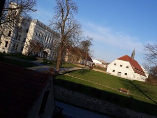 Ausblick zum Schloss Krobnitz