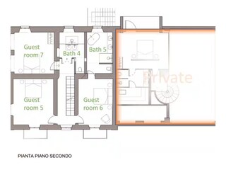Villa Calamandrana Floor Plan 23