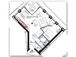 Holiday apartment Bremerhaven Floor Plan 14