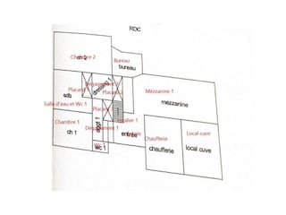 Villa Flayosc Plan d'étage 42