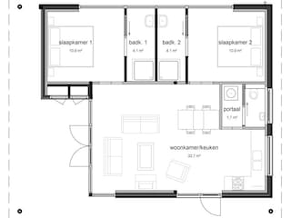 Bungalow Renesse Floor Plan 13