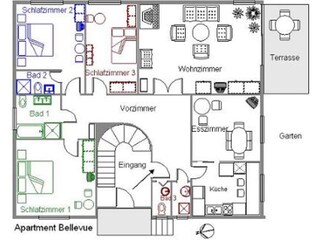 Apartamento de vacaciones Penzing Plano de planta 17