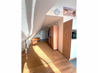 Blick in den Flur vom Wohnzimmer