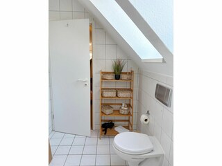 Badezimmer mit Toilette