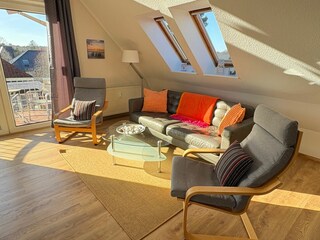 Wohnbereich mit Sofa