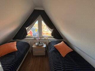 Schlafzimmer mit Einzelbetten