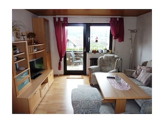 Ferienwohnung Krämer, Übersicht Wohnzimmer