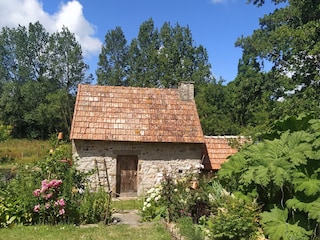 View on the old bakery from the cottage