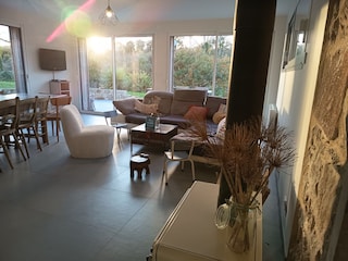 With the sunset inside