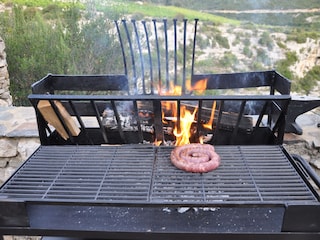 Gartenküche auf der Feuerharfe