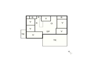 Vakantiehuis Dannemare Grondplan 15