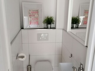 Toilette unten
