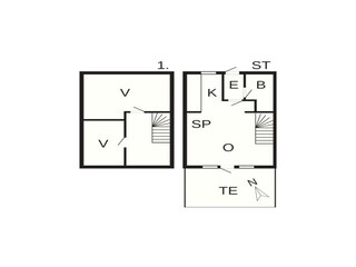 Parque de vacaciones Klintholm Havn Plano de planta 36