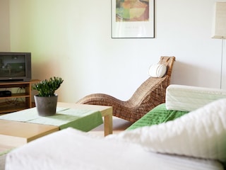 Grüne Wiese, Wohnzimmer