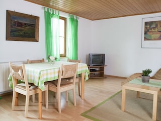 Grüne Wiese-Raumansicht