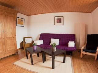 Lavendelstube, Wohnzimmer