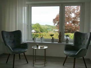 Ferienwohnung Lieblingsplatz-Blick vom Wohnzimmer