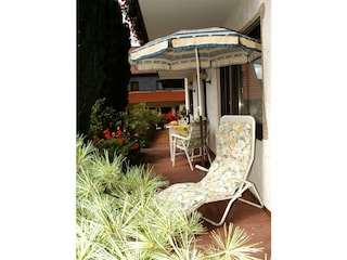 Gästehaus Braun, Ferienwohnung 2, Terrasse